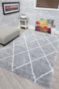 Fantasia Trellis Rug Light Grey/Cream image