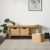 Spencer Bench With Baskets