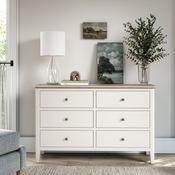 Harlo 6 Drawer Chest - Coconut White image
