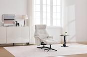 Mabel Ease Back Swivel Chair w/Stool
