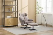 Ronald Swivel Leisure Chair w/ Stool image