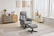 Stanley Swivel Leisure Chair w/ Stool image