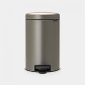 Brabantia Newlcon Pedal Bin Platinum 12ltr |11 36 28