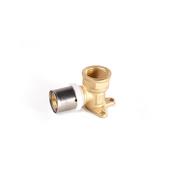 Instantor Wallplate Elbow 1/2" f x 20mm