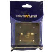 Powermaster 1 Gang 16mm Surface Pattress Box | 1435-12 image
