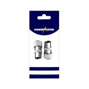 Powermaster Coaxial Metal TV Plug (2) | 1521-08