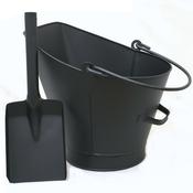 Castle Living Coal Bucket &amp; Shovel Black|CL404777 image