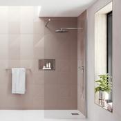 Ayo 8mm Wetroom 800mm Silver