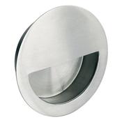 Flush Pull Circular | 89mm Diameter | Satin Stainless Steel