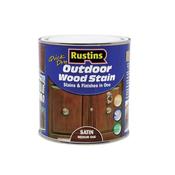 Rustins Quick Dry Woodstain Satin Light Oak 250ml |r690121