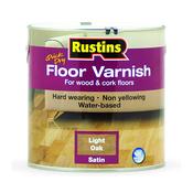 Rustins Quick Dry Floor Varnish Light Oak 2.5ltr | R690164 image