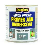 Rustins Quick Dry Primer &amp; Undercoat | Grey  | Size Options image