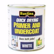 Rustins Quick Dry Primer &amp; Undercoat | White  | 250ml | R690204 image