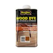 Rustins Wood Dye Light Teak (solvent Based) 1ltr |r650078
