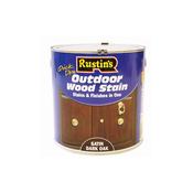 Rustins Quick Dry Outdoor Woodstain Ebony Satin 2.5ltr | R690326