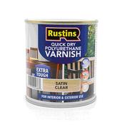 Rustins Q/d Poly Varnish Satin Clear 1lt | R695002