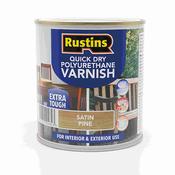 Rustins Q/d Poly Varnish Satin Pine 1lt | R695028