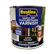 Rustins Q/d Poly Varnish Satin Walnut 2.5litre | R695043