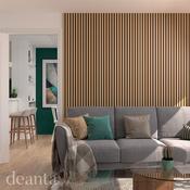 Acoustic Panelling Oak 2400x600 2 Per Box