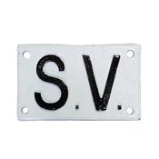S.V. Marker Plate (Sluice Valve)