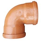 4" 90 Degree Knuckle Single Socket Sewer Bend image