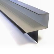 Snowdon Aluminium Verge Trim | Type II | Black | 3m