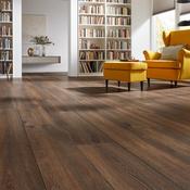 Robusto 12mm Pettersson Dark Oak Laminate Floor | AC5 | 1.546yd² image