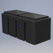 Carbery 44 Gallon Enclosed Plastic Cold Water Storage Attic Tank | AT44R-E image