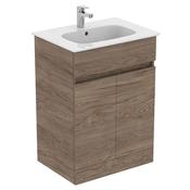Eurovit 600mm 2 Door Floor Unit | Flint Hickory | R3516y9 image