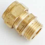 311 Compression Male Iron Straight Coupler | 1" x 3/4"