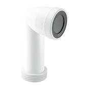 90° Bend Adjustable Length Extended Inlet Rigid WC Connector | WC-CON8E