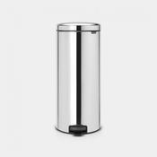 Brabantia Newlcon Pedal Bin Brilliant Steel 30 Litre | 114366