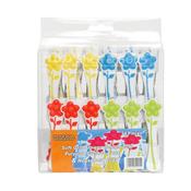 Dosco Soft Grip Flower Clothes Pegs 24 Pack | 55115