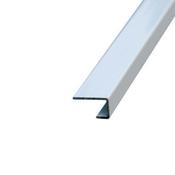Flair Widepanel 10mm End U Trim Silver