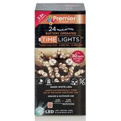24 Multi-action Battery Led Lights - Warm White
