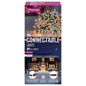 100 LED Static Connectable Lights White 8m