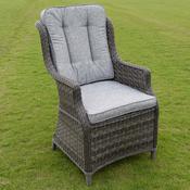 Amalfi Rattan Dining Chair | Grey image