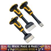 Roughneck 3pce Chisel And Bolster Set