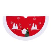 90cm Red Santa With Tinsel Tree Skirt | PL241398