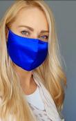 Cobalt Blue Face Mask 100% Silk — Meab Enamels