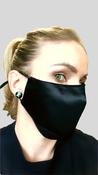Black face mask-100% Silk — Meab Enamels