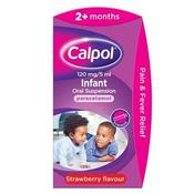 Calpol Infant Oral Suspension 2m+ Strawberry Flavour image