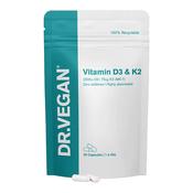 Dr.Vegan Vitamin D3 &amp; K2 30 Capsules image