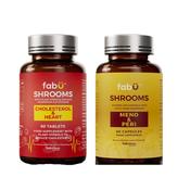 fabÜ SHROOMS Wellness Bundle - Cholesterol &amp; Meno Support