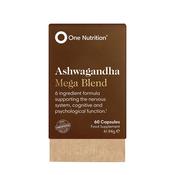 One Nutrition Ashwagandha Mega Blend 60 Capsules image