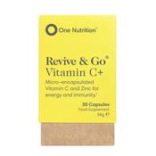 One Nutrition Revive &amp; Go Vitamin C+ 30 Capsules