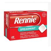 Rennie Spearment 48 Tablets