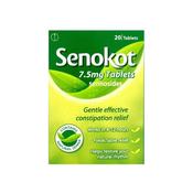 Senokot 7.5mg Tablets 20 Pack
