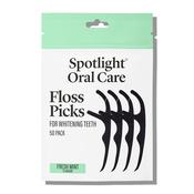 Spotlight Oral Care Floss Picks for Whitening Teeth