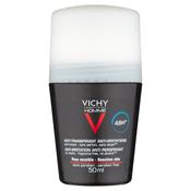 Vichy Homme 48HR Roll On Deodrant For Sensitive Skin image